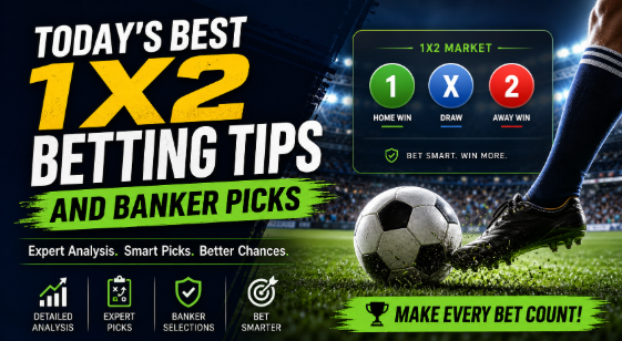 1X2 betting tips and picks on a stadium