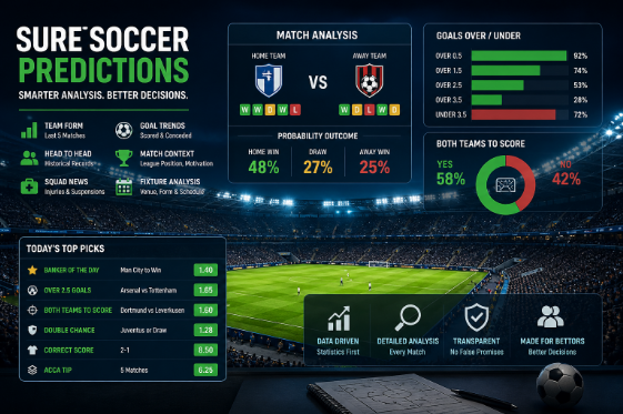 How Sure Soccer Predictions Improve Your Daily Football Betting Decisions